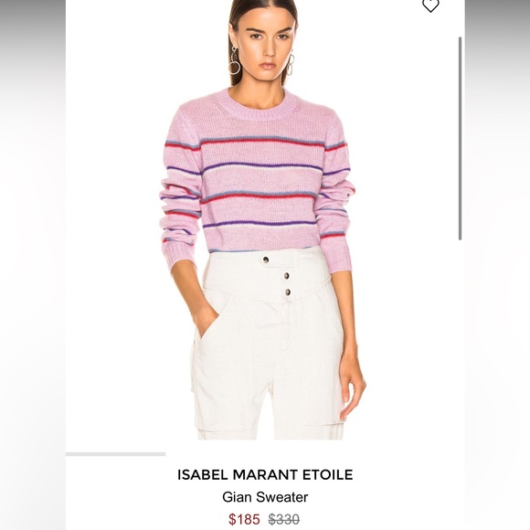 Isabel Marant Etoile Gian striped sweater size 40 - Picture 4 of 11